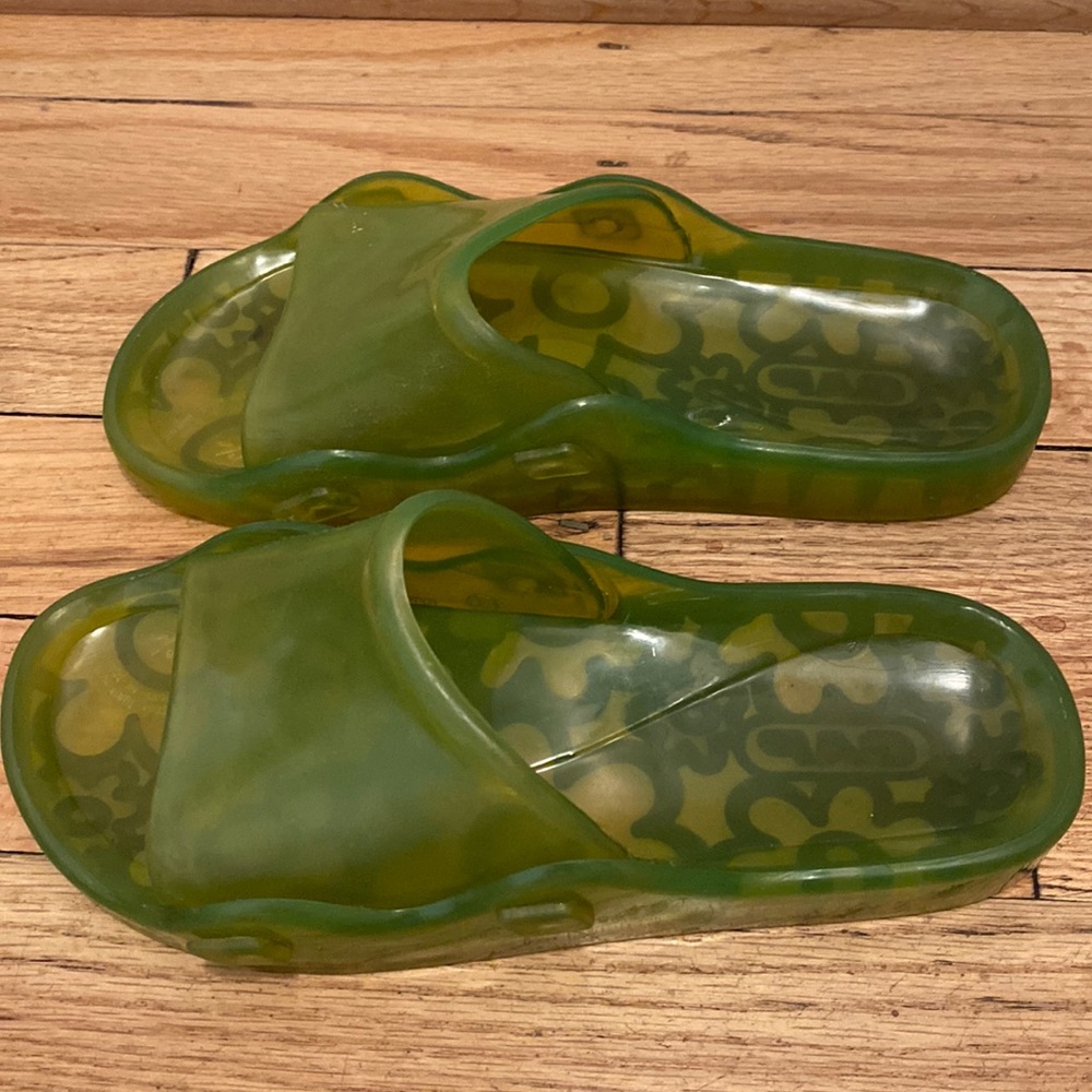 Gap Green Jelly Slides